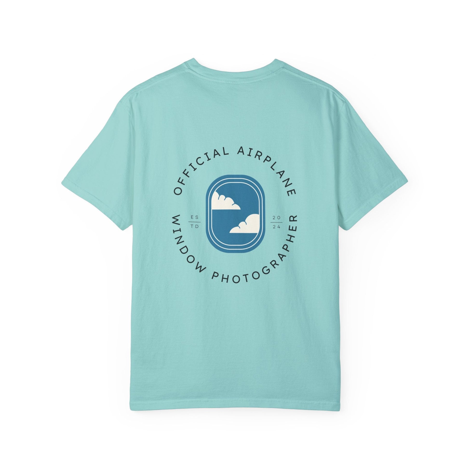 Official Airplane Window Photographer T - shirt - SOLO SOHI Travel Shop