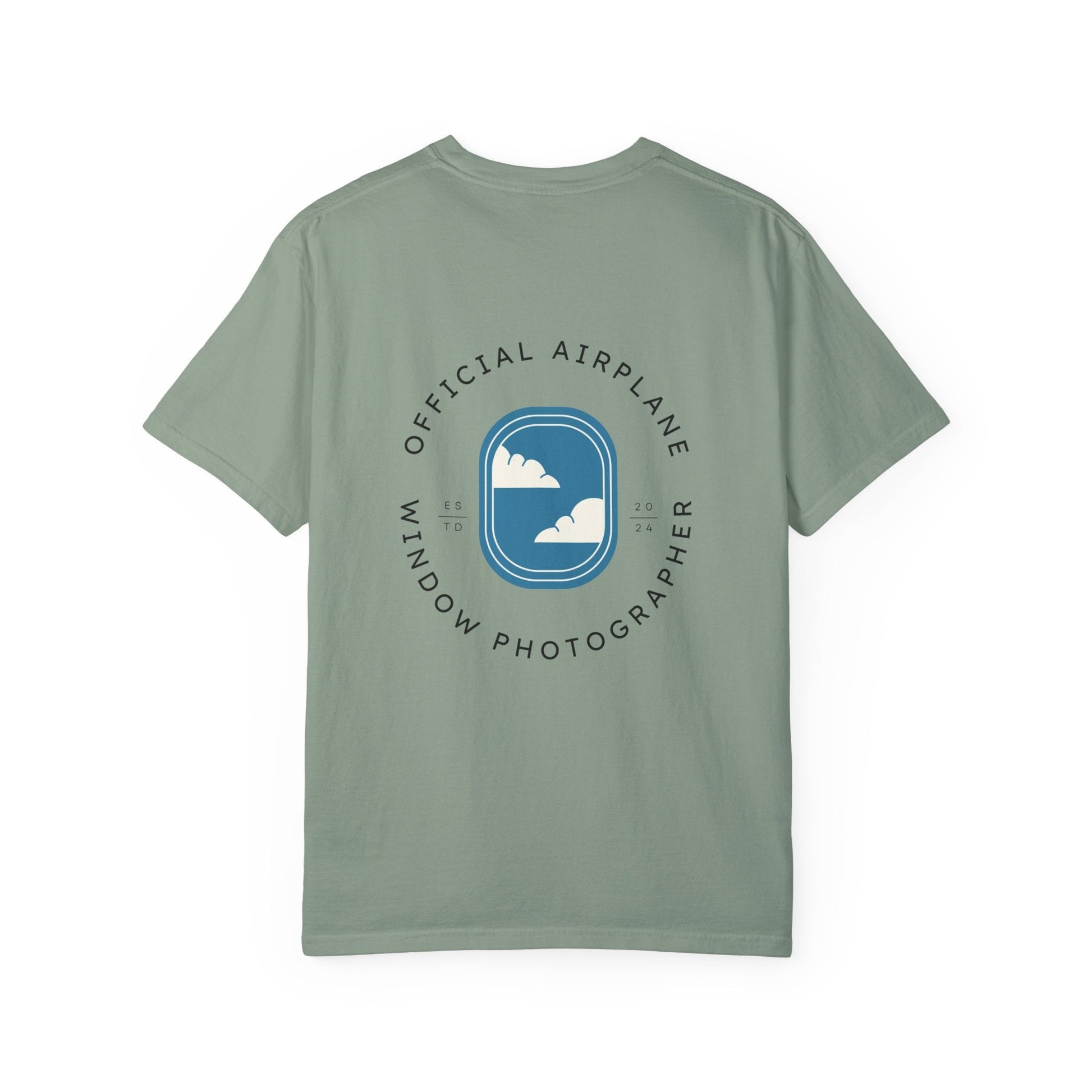 Official Airplane Window Photographer T - shirt - SOLO SOHI Travel Shop