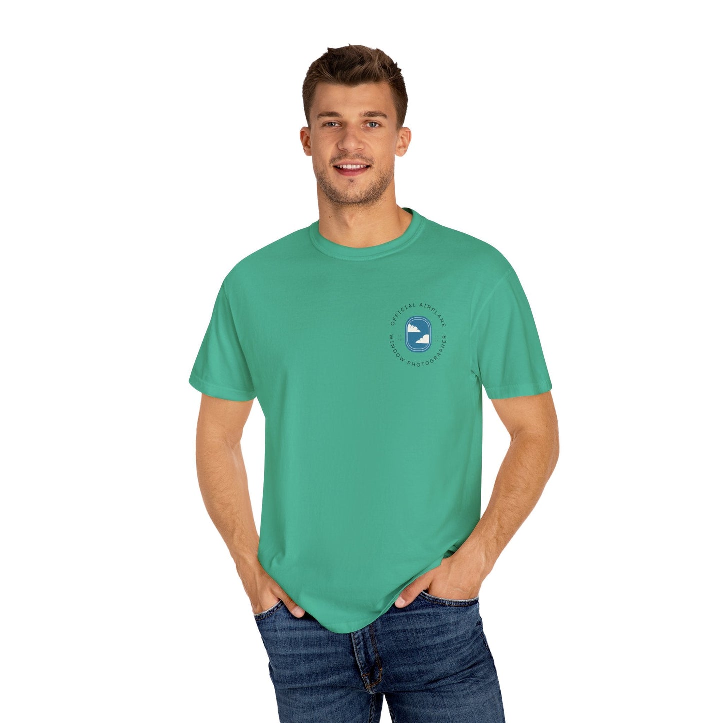 Official Airplane Window Photographer T - shirt - SOLO SOHI Travel Shop