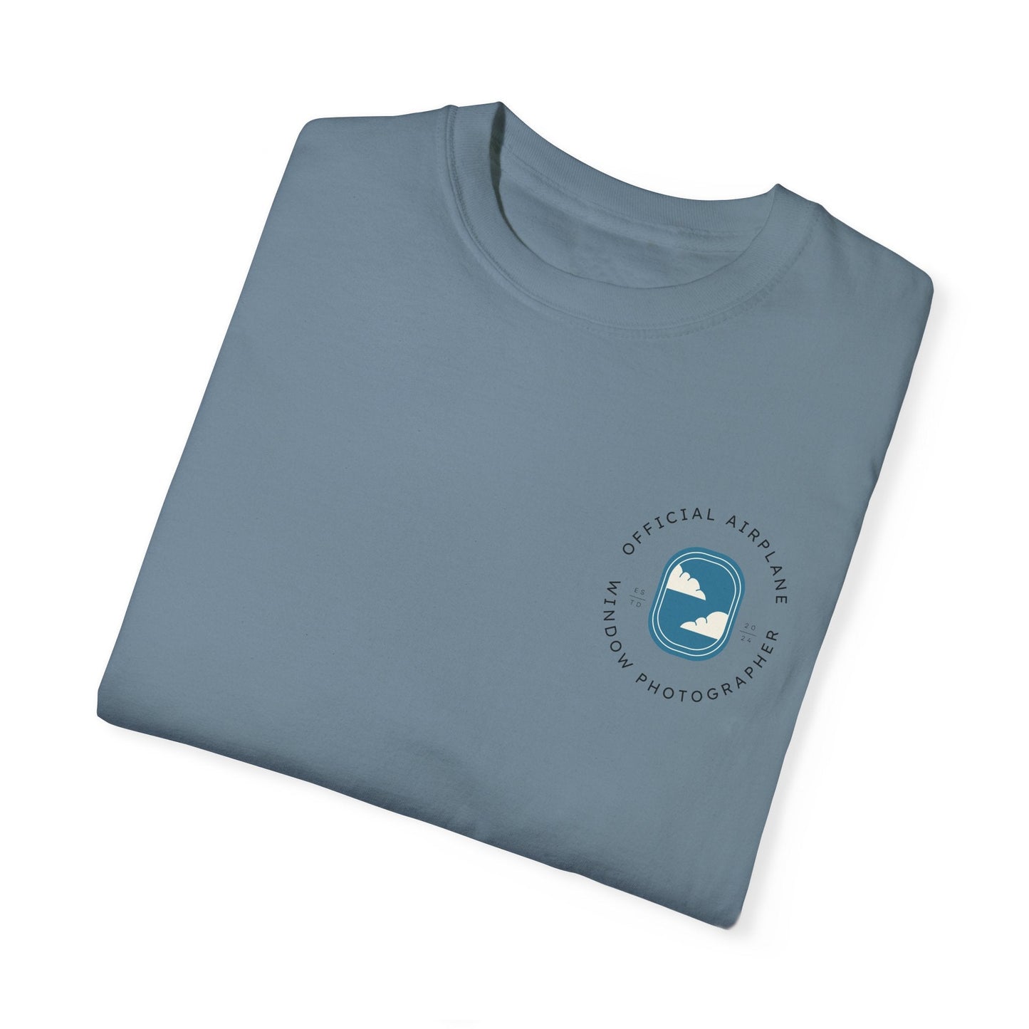 Official Airplane Window Photographer T - shirt - SOLO SOHI Travel Shop