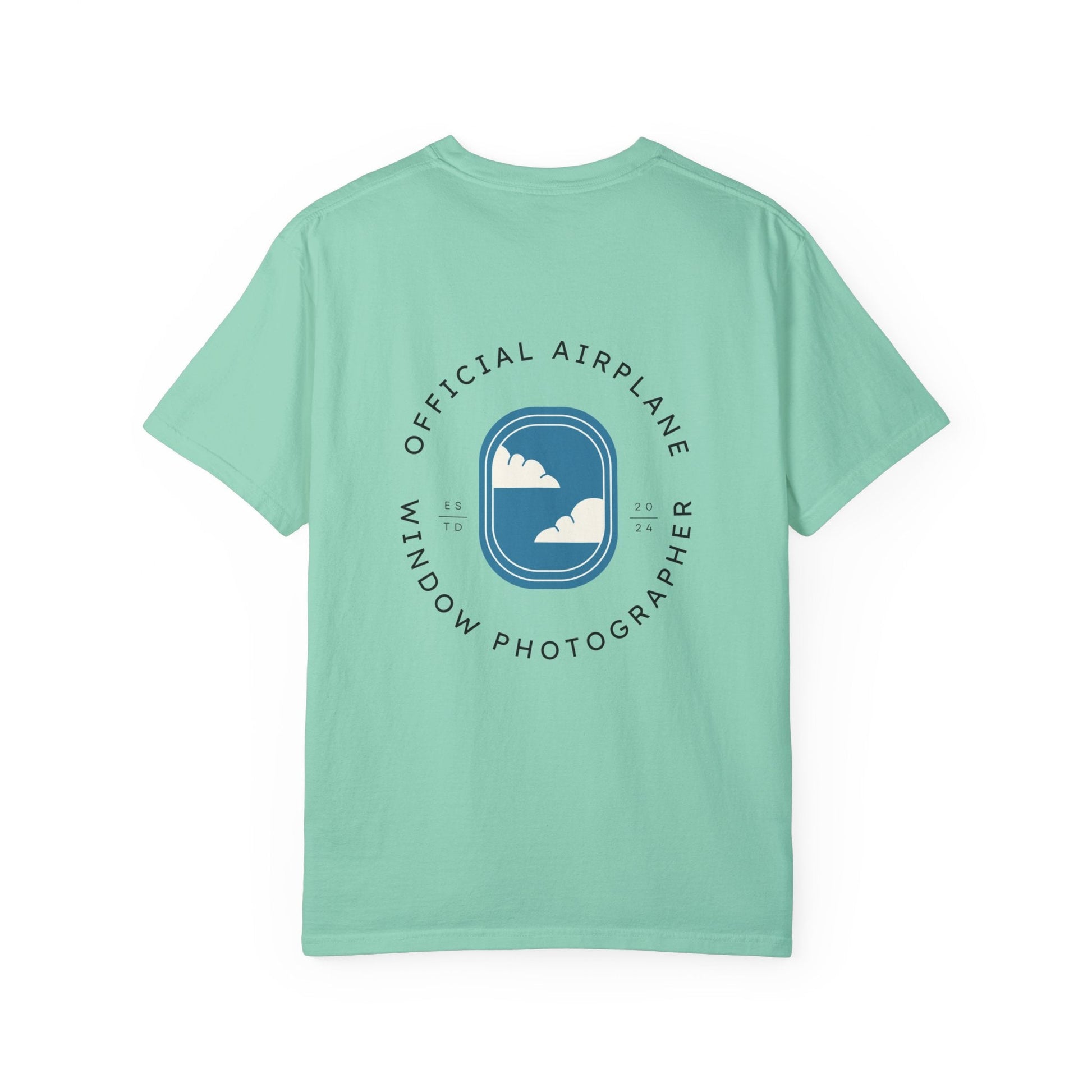 Official Airplane Window Photographer T - shirt - SOLO SOHI Travel Shop