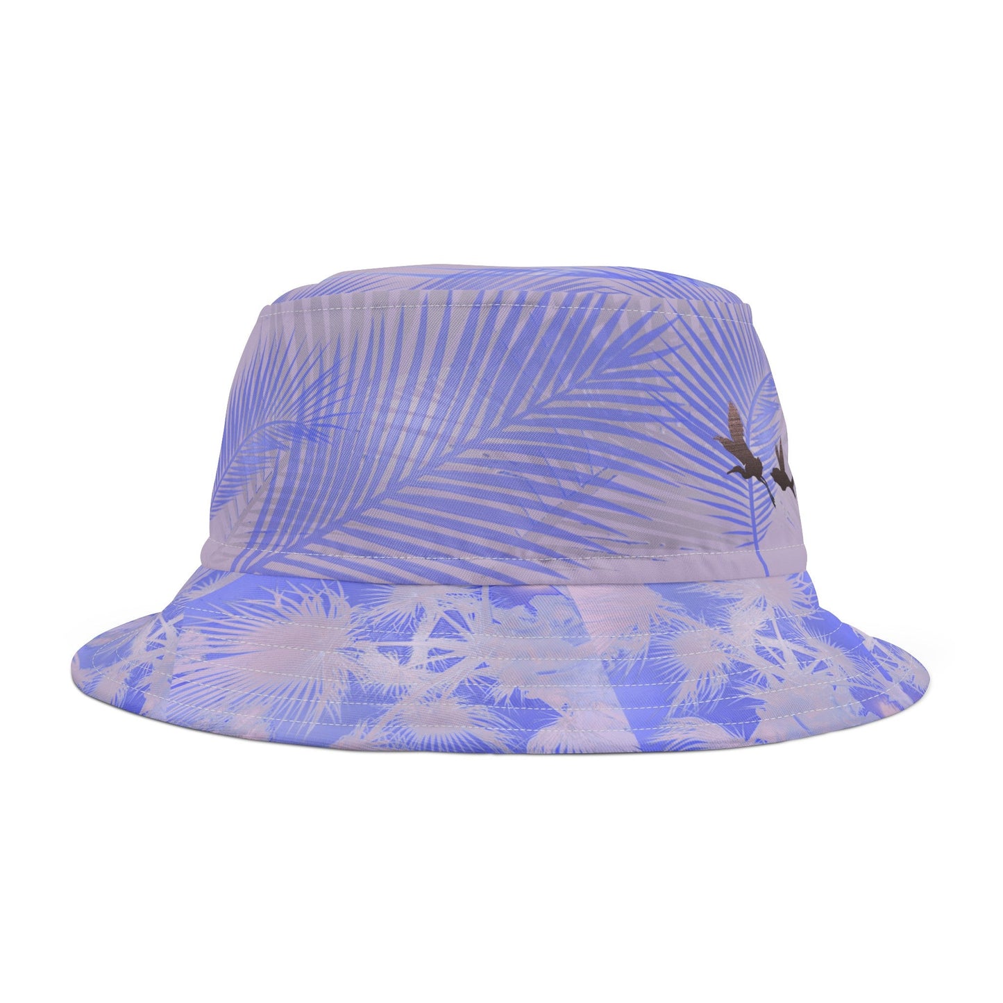 Purple Palm Trees Bucket Hat - SOLO SOHI Travel Shop