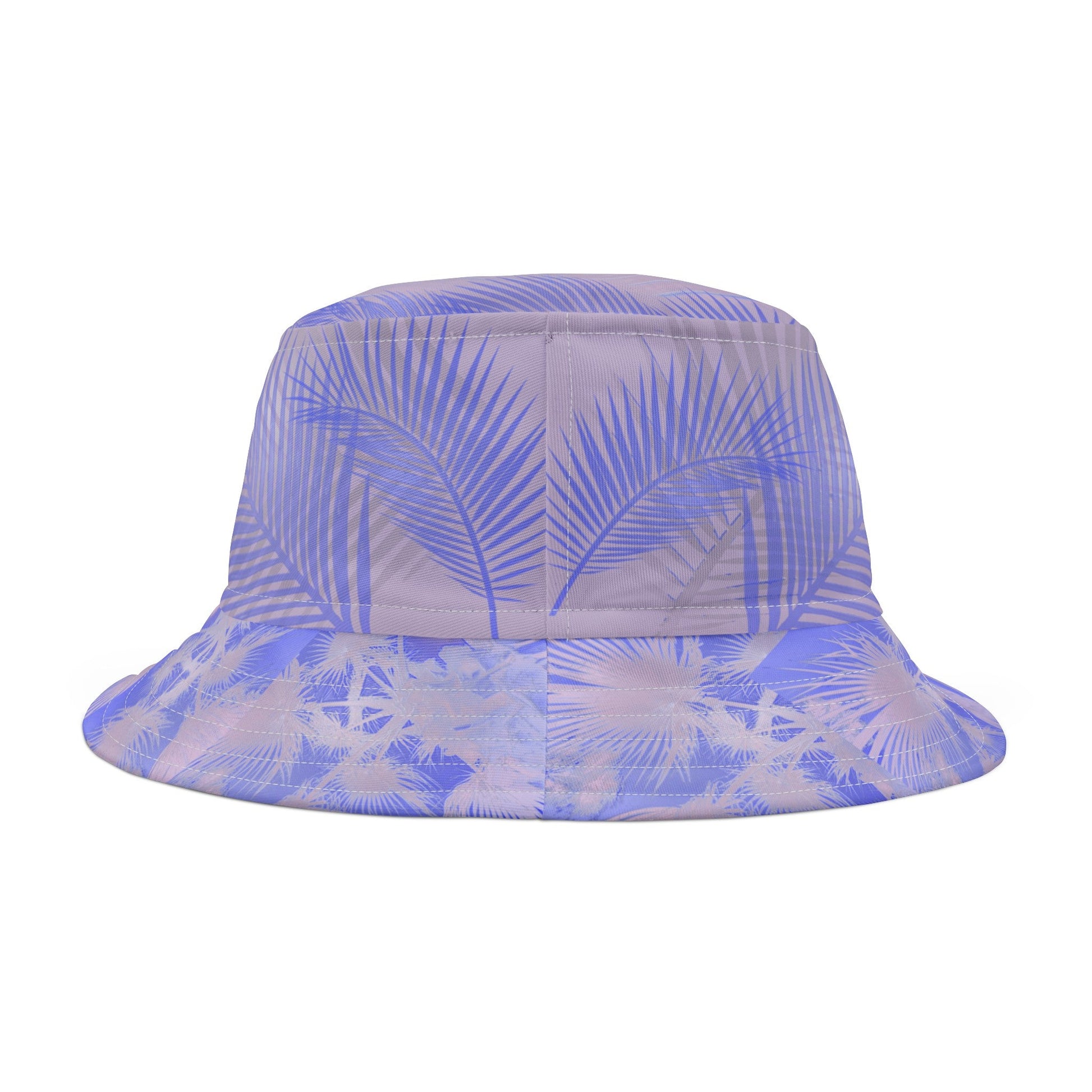 Purple Palm Trees Bucket Hat - SOLO SOHI Travel Shop