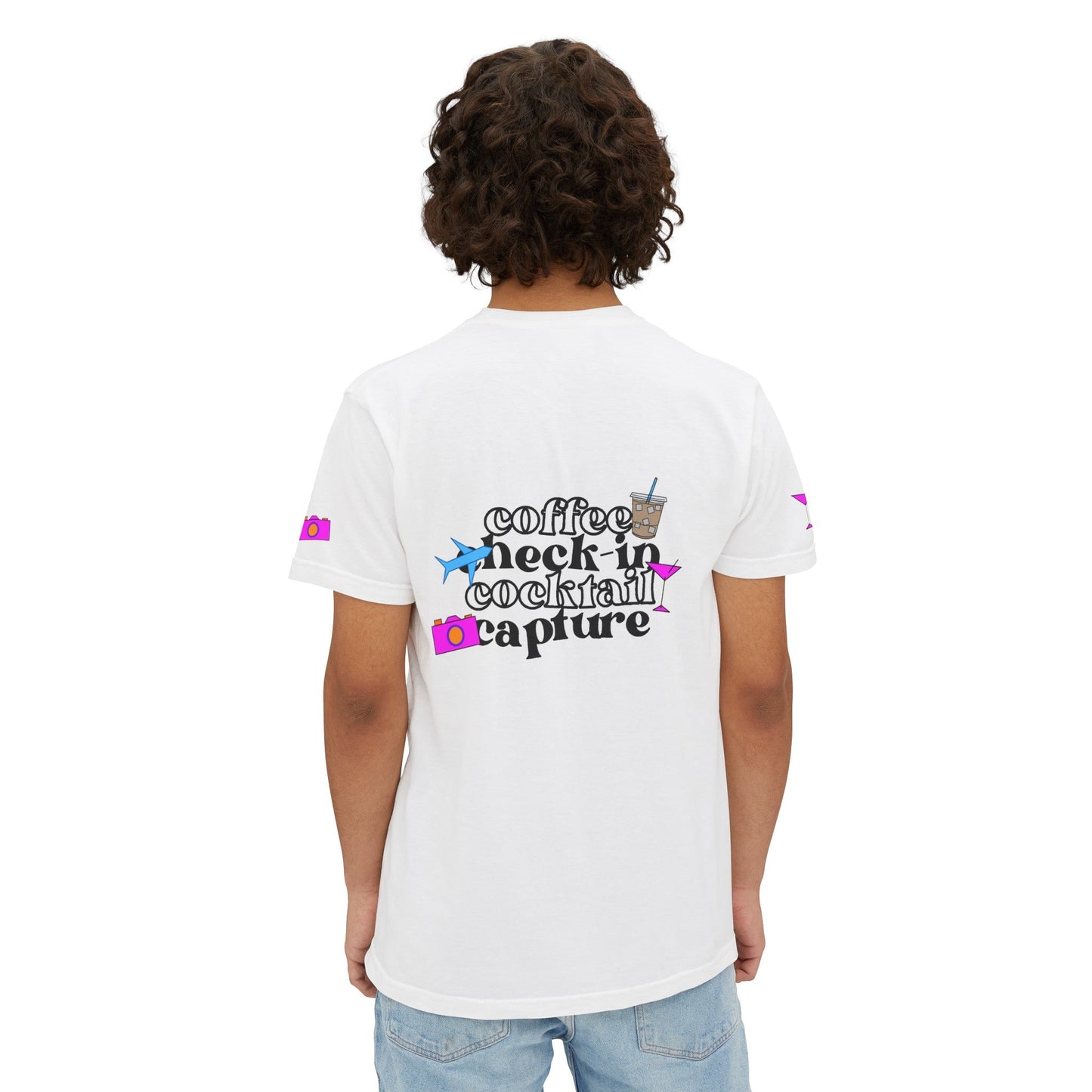 Travel Check - In Pocket T - Shirt (Comfort Colors) - SOLO SOHI Travel Shop